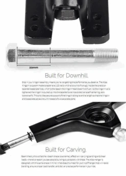 Atlas Trucks Longboardachse 48° 180mm Lila -Skateboard Förderung atlas trucks longboardachse 48 180mm lila4