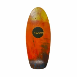 HW-Shapes MINI CRUISER CHUBBY Deck Epoxy Art Orange