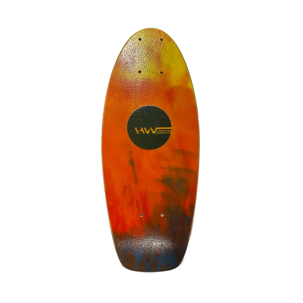 HW-Shapes MINI CRUISER CHUBBY Deck Epoxy Art Orange 3 HW-Shapes MINI CRUISER CHUBBY Deck Epoxy Art Orange