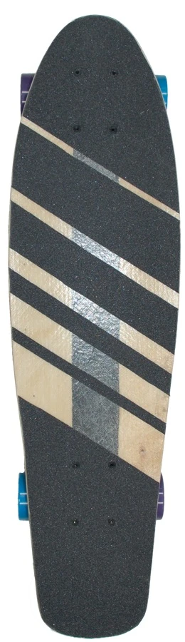 HW-Shapes MINI CRUISER Skateboard Burgundy Beige 5 HW-Shapes MINI CRUISER Skateboard Burgundy Beige – Bild 3