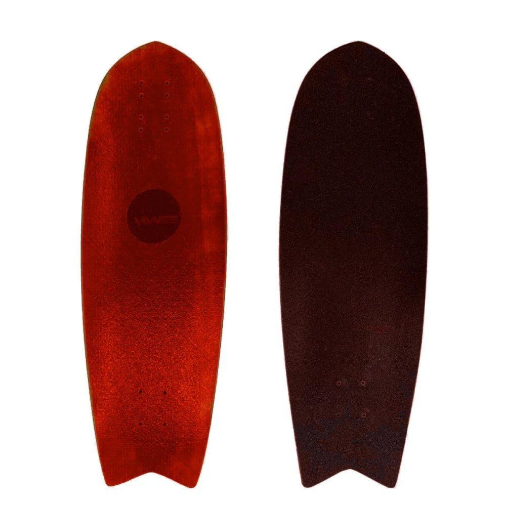 HW-Shapes Surfskate FT 29.5" Deck Epoxyart Red 3 HW-Shapes Surfskate FT 29.5" Deck Epoxyart Red