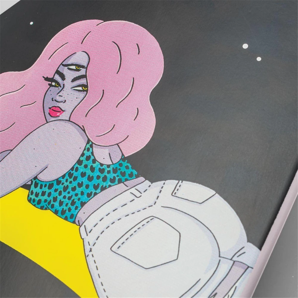 Impala Saturn Skateboard Robinspace 8.25 Black 4 Impala Saturn Skateboard Robinspace 8.25 Black – Bild 2