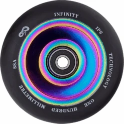Infinity Hollowcore Wheels 100mm Neochrome