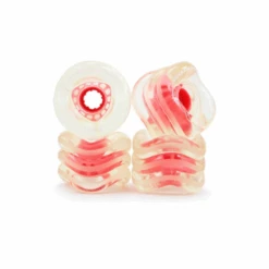 Shark Wheels CALIFORNIA ROLL (4er Set) 60mm/ 78a Clear Pink Core