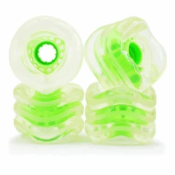 Shark Wheels DNA ROLL (4er Set) 72mm/ 78a Clear/Green Core
