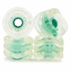 Shark Wheels DNA ROLL (4er Set) 72mm/ 78a Clear Mint -Skateboard Förderung shark wheels dna roll 4er set 72mm 78a clear mint