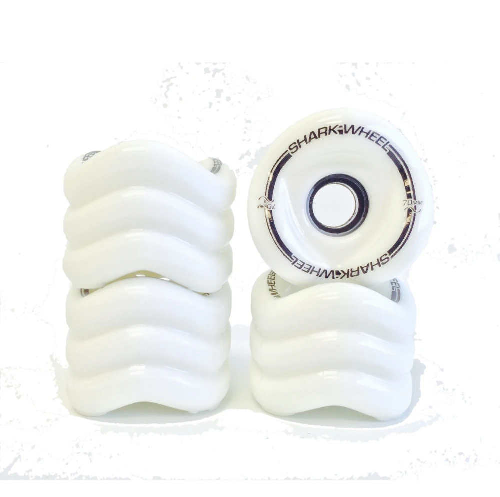 Shark Wheels MAKO (4er Set) 70mm/ 80a White 3 Shark Wheels MAKO (4er Set) 70mm/ 80a White
