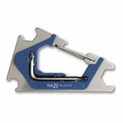 SK8ology Longboard Carabiner Skatetool V2.0 Silver/Blue