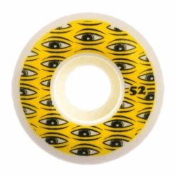 Toy Machine Toy-Machine Wheels All Seeing100A 52mm White/Yellow