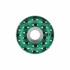 Toy Machine Toy-Machine Wheels All Seeing100A 53mm White/Green