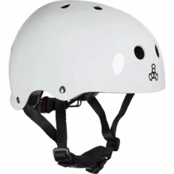 Triple 8 LIL8 Verstellbarer Kinder-Skatehelm White Gloss
