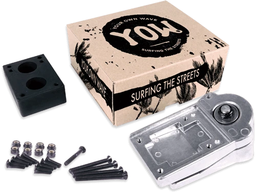 YOW Truck Version 4 S4 Surf Longboardachse Inkl. Riser 3 YOW Truck Version 4 S4 Surf Longboardachse Inkl. Riser